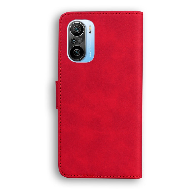 For Xiaomi Redmi K40 / K40 Pro / Poco F3 Skin Feel Pure Color Flip Leather Phone Case