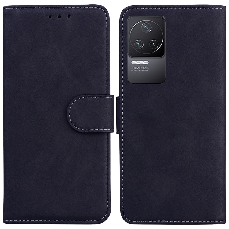 For Xiaomi Redmi K50 / K50 Pro Skin Feel Pure Color Flip Leather Phone Case