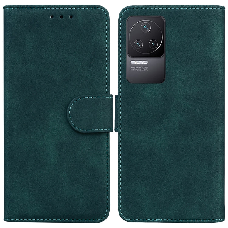 For Xiaomi Redmi K50 / K50 Pro Skin Feel Pure Color Flip Leather Phone Case