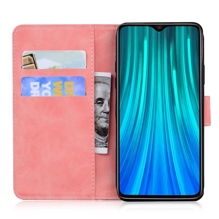 For Xiaomi Redmi Note 8 Pro Skin Feel Pure Color Flip Leather Phone Case