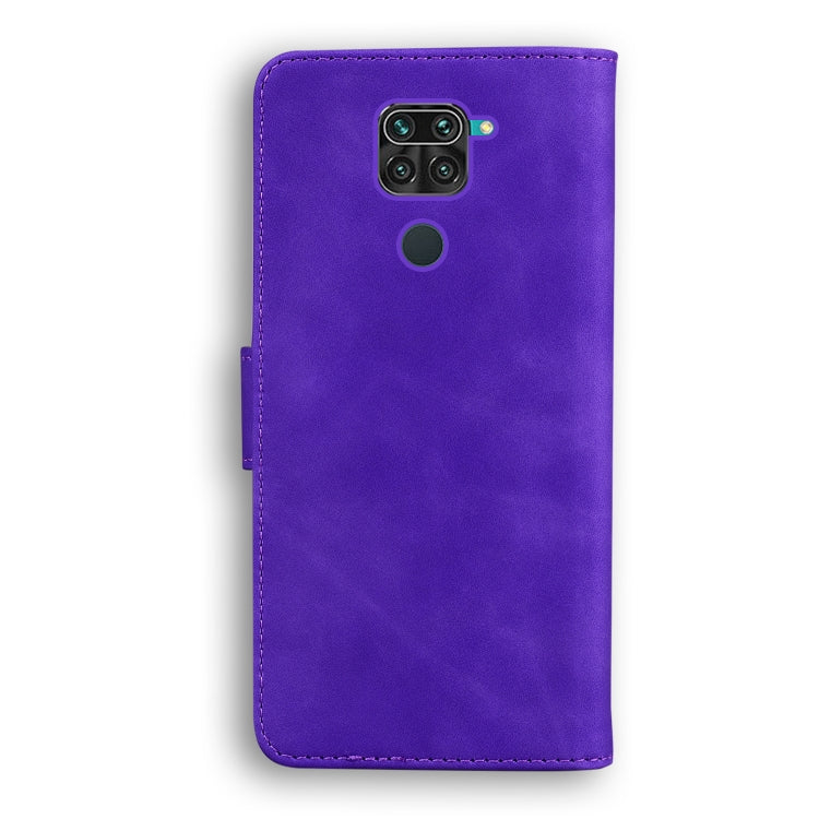 For Xiaomi Redmi Note 9 / 10X 4G Skin Feel Pure Color Flip Leather Phone Case