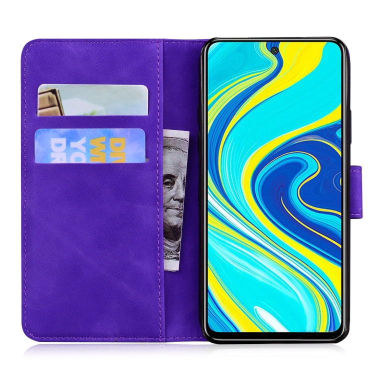 For Xiaomi Redmi Note 9S / Note 9 Pro / Note 9 Pro Max Skin Feel Pure Color Flip Leather Phone Case