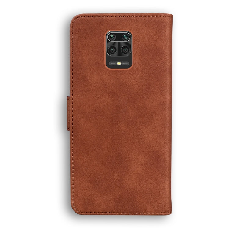 For Xiaomi Redmi Note 9S / Note 9 Pro / Note 9 Pro Max Skin Feel Pure Color Flip Leather Phone Case