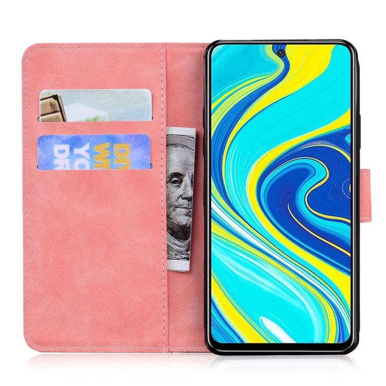For Xiaomi Redmi Note 9S / Note 9 Pro / Note 9 Pro Max Skin Feel Pure Color Flip Leather Phone Case