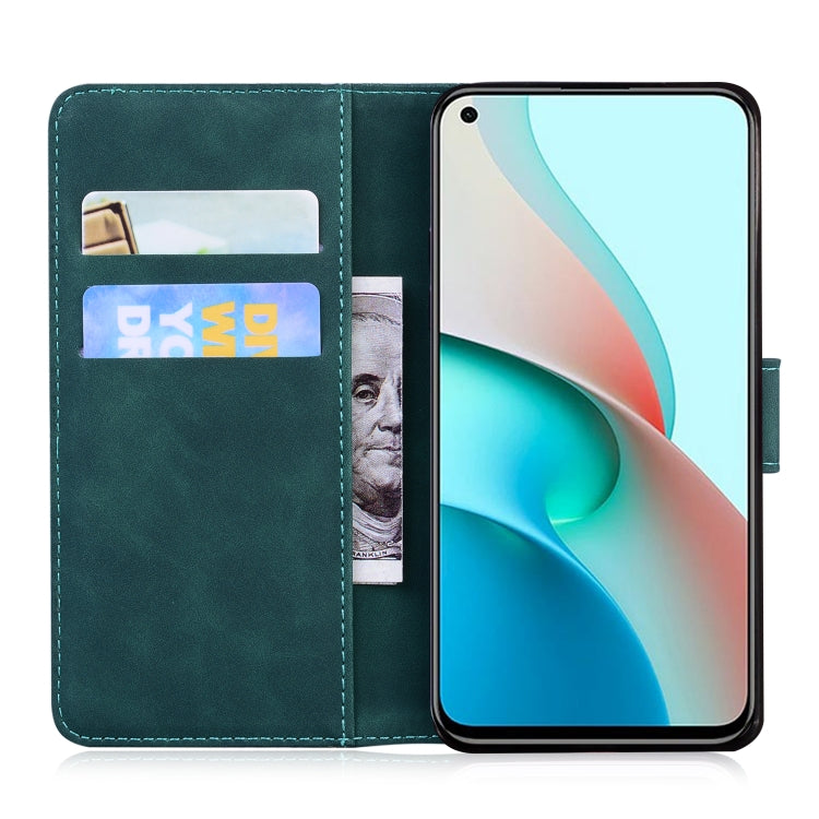 For Xiaomi Redmi Note 9 5G CN Version / Note 9T Skin Feel Pure Color Flip Leather Phone Case