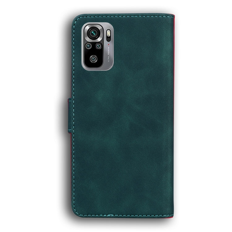 For Xiaomi Redmi Note 10 4G / Note 10s Skin Feel Pure Color Flip Leather Phone Case