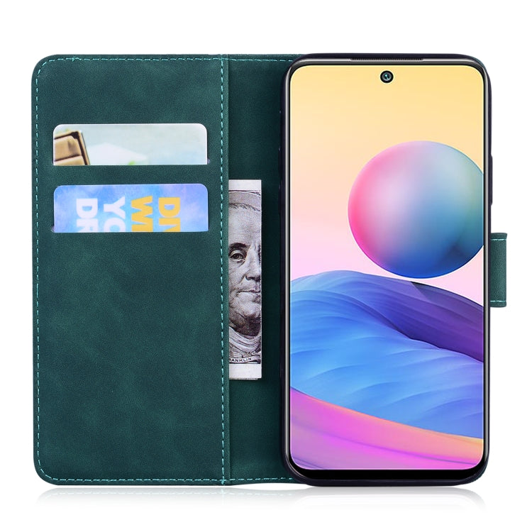 For Xiaomi Redmi Note 10 5G / Poco M3 Pro 5G Skin Feel Pure Color Flip Leather Phone Case