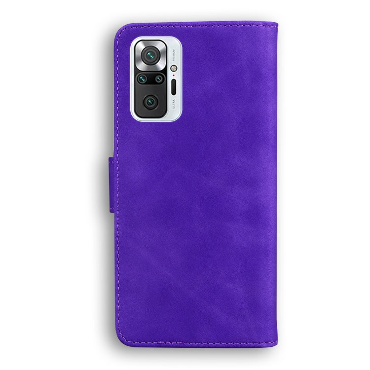 For Xiaomi Redmi Note 10 Pro / Note 10 Pro Max Skin Feel Pure Color Flip Leather Phone Case