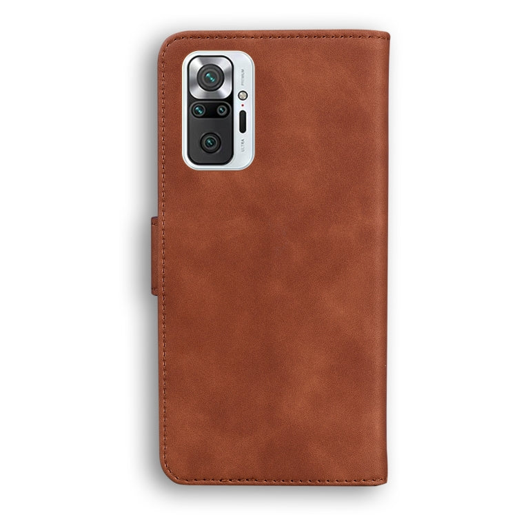 For Xiaomi Redmi Note 10 Pro / Note 10 Pro Max Skin Feel Pure Color Flip Leather Phone Case