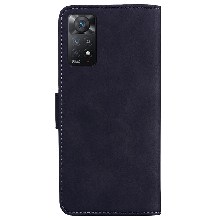 For Xiaomi Redmi Note 11 Pro 5G / 4G Foreign Version Skin Feel Pure Color Flip Leather Phone Case