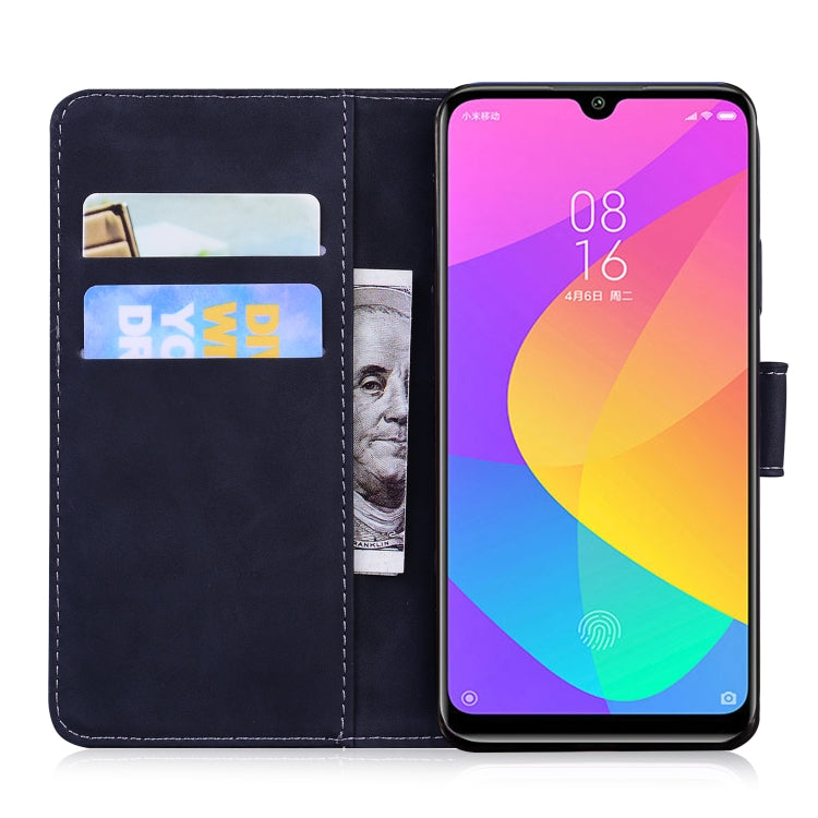 For Xiaomi Mi CC9 / 9 Lite Skin Feel Pure Color Flip Leather Phone Case