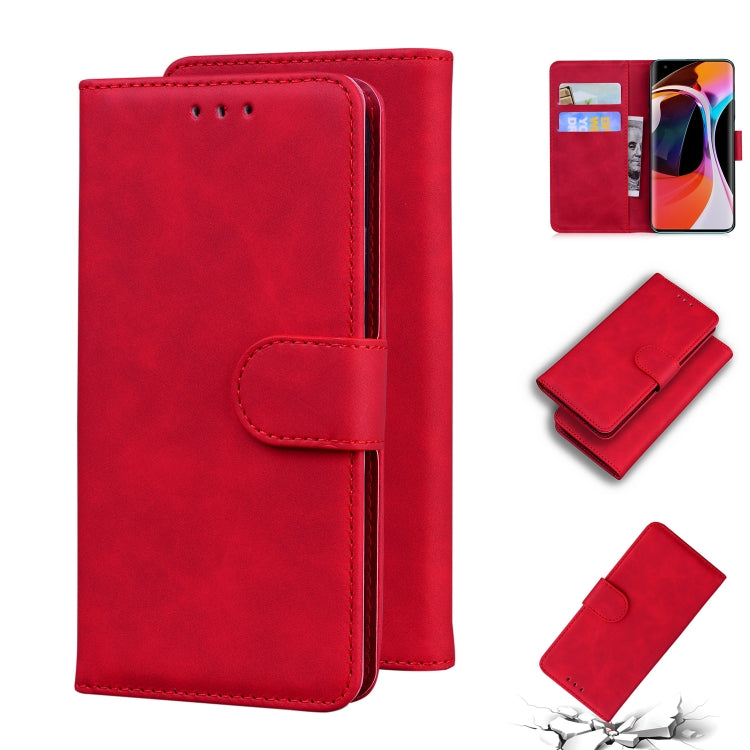 For Xiaomi Mi 10 / 10 Pro 5G Skin Feel Pure Color Flip Leather Phone Case