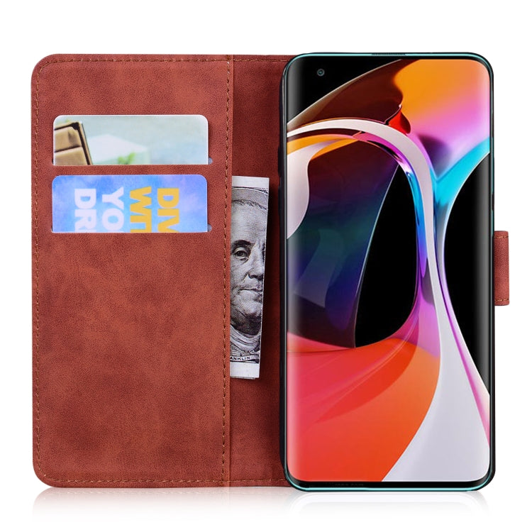 For Xiaomi Mi 10 / 10 Pro 5G Skin Feel Pure Color Flip Leather Phone Case