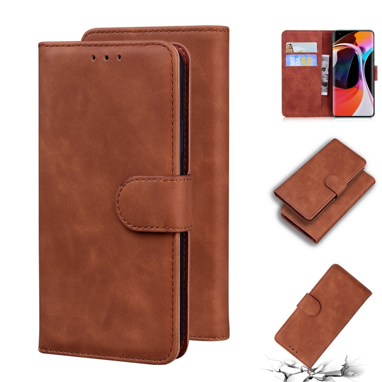For Xiaomi Mi 10 / 10 Pro 5G Skin Feel Pure Color Flip Leather Phone Case