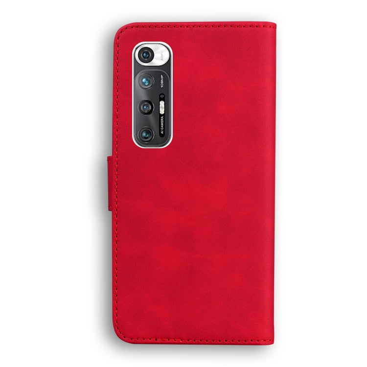 For Xiaomi Mi 10S Skin Feel Pure Color Flip Leather Phone Case