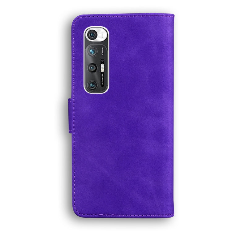 For Xiaomi Mi 10S Skin Feel Pure Color Flip Leather Phone Case