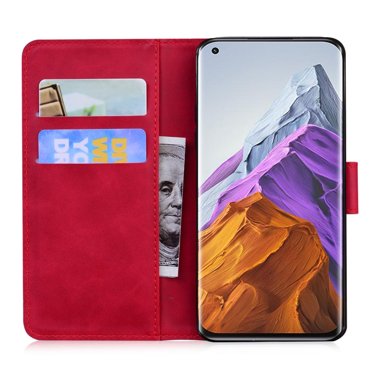 For Xiaomi Mi 11 Pro Skin Feel Pure Color Flip Leather Phone Case