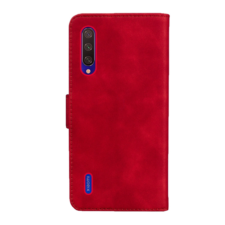 For Xiaomi Mi CC9e / A3 Skin Feel Pure Color Flip Leather Phone Case
