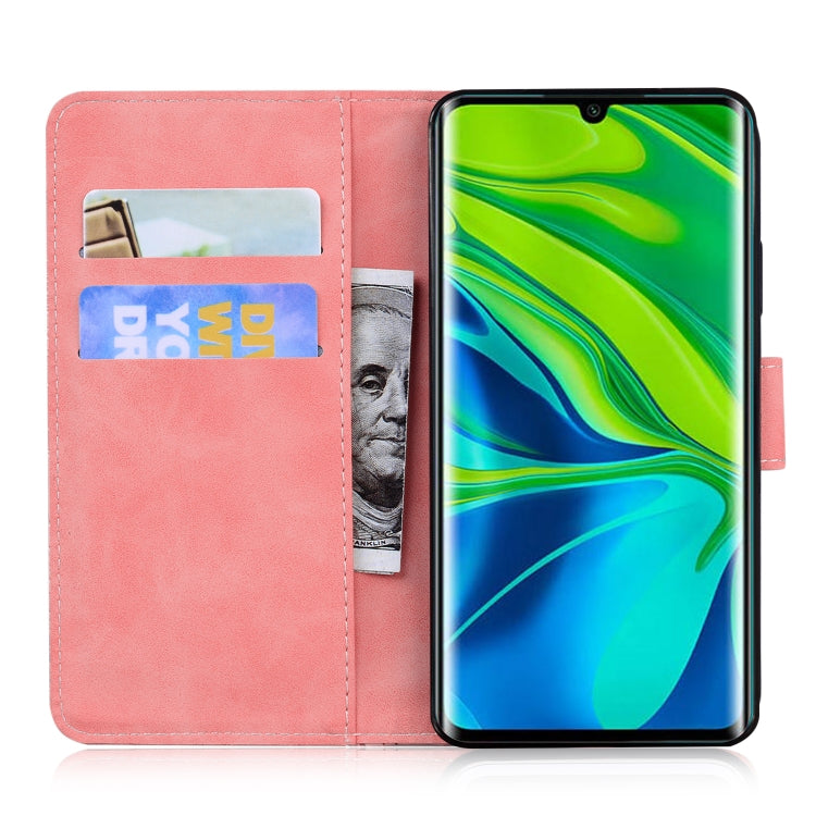 For Xiaomi Mi CC9 Pro / Note 10 / Note 10 Pro Skin Feel Pure Color Flip Leather Phone Case