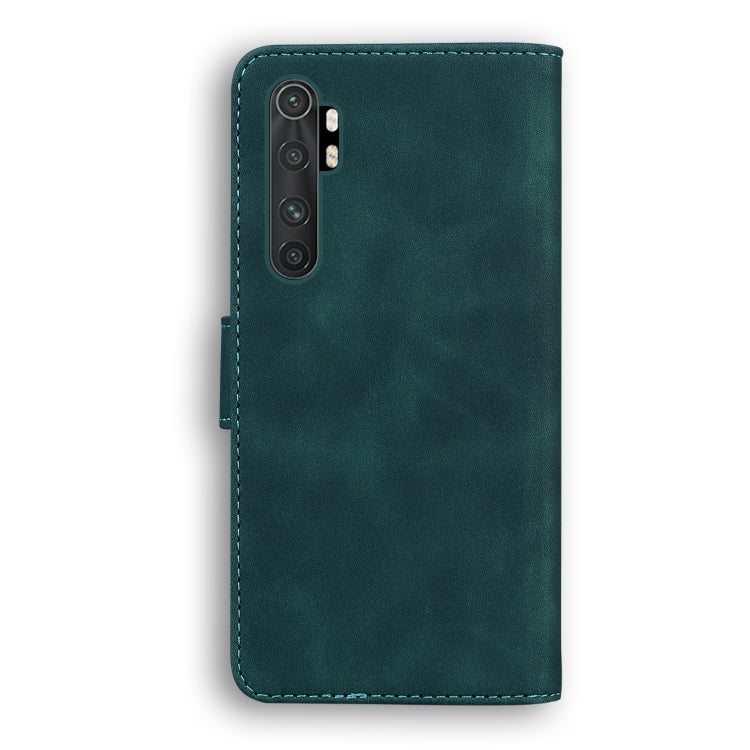 For Xiaomi Mi Note 10 Lite Skin Feel Pure Color Flip Leather Phone Case