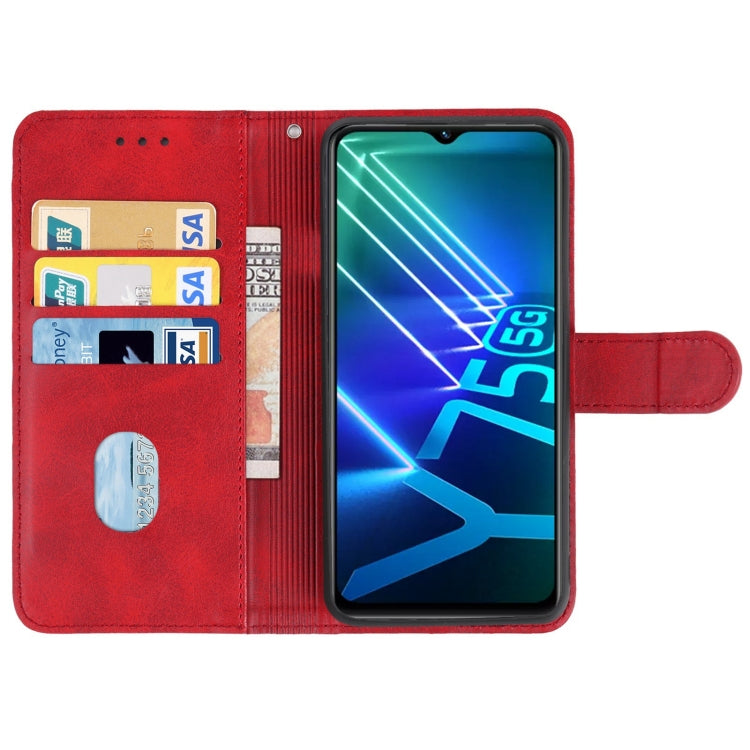 Leather Phone Case For vivo Y75 5G