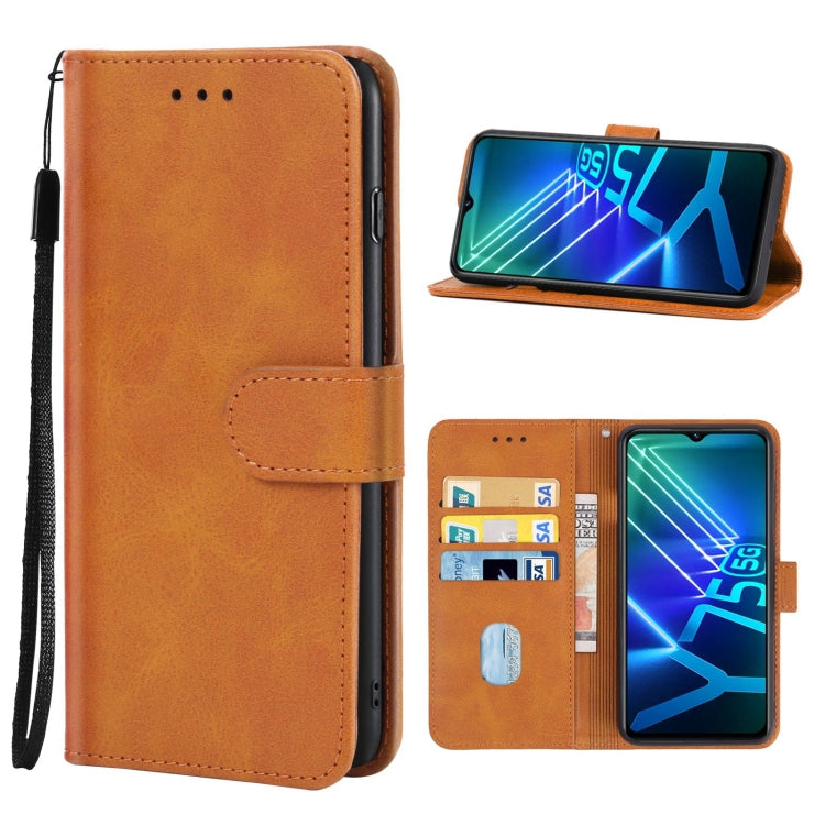 Leather Phone Case For vivo Y75 5G
