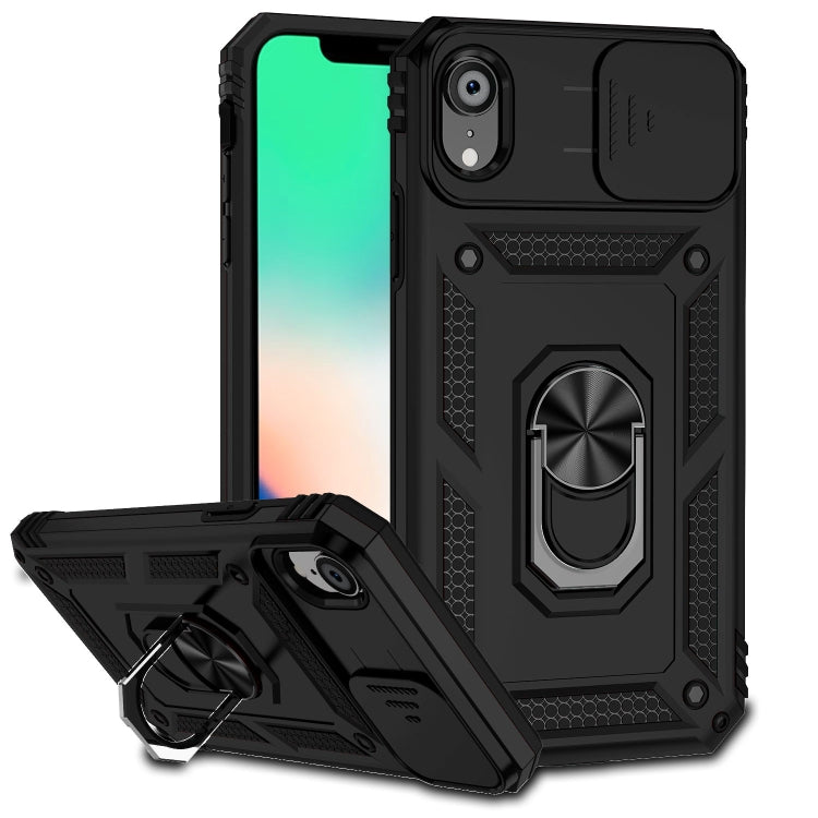 For iPhone XR Sliding Camshield Holder Phone Case