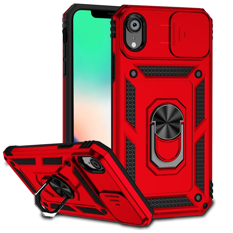 For iPhone XR Sliding Camshield Holder Phone Case