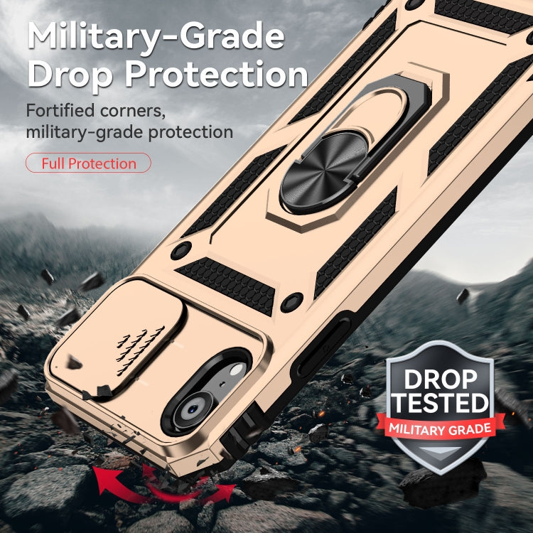 For iPhone XR Sliding Camshield Holder Phone Case