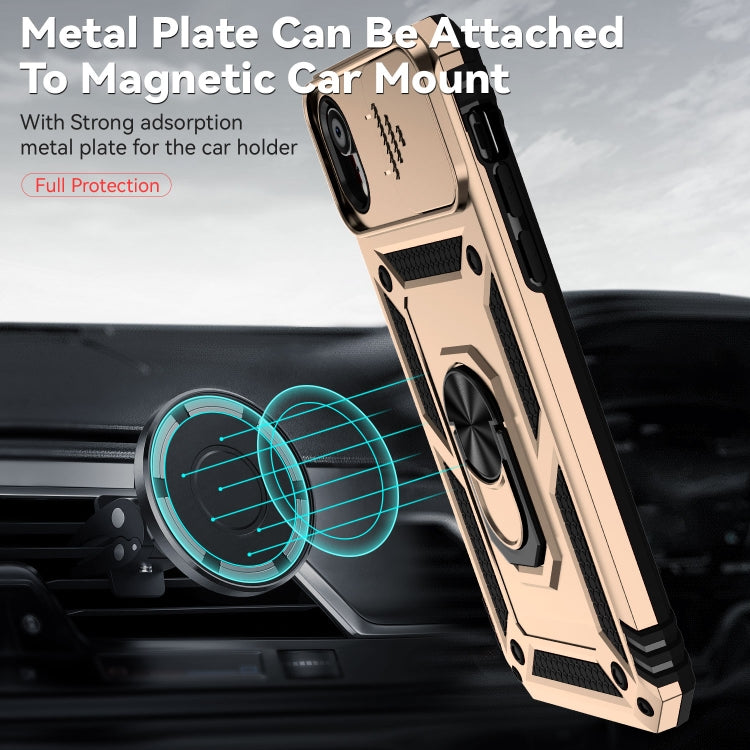 For iPhone XR Sliding Camshield Holder Phone Case