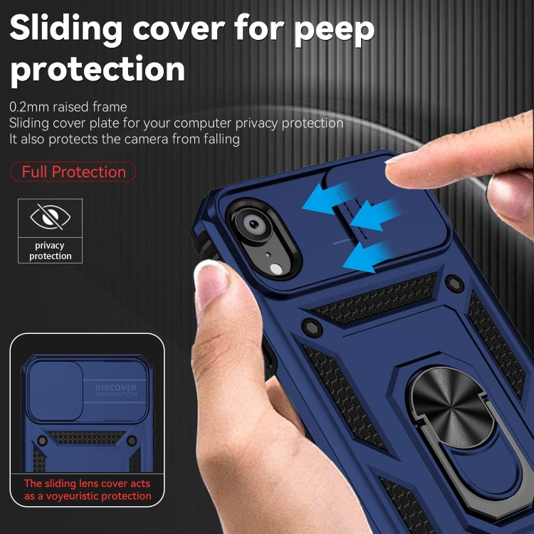 For iPhone XR Sliding Camshield Holder Phone Case