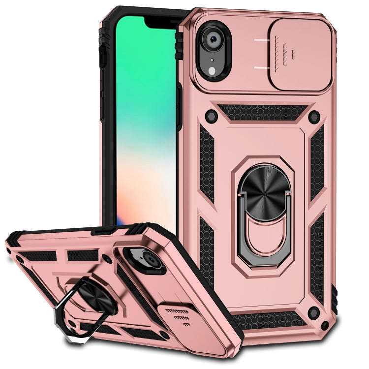 For iPhone XR Sliding Camshield Holder Phone Case