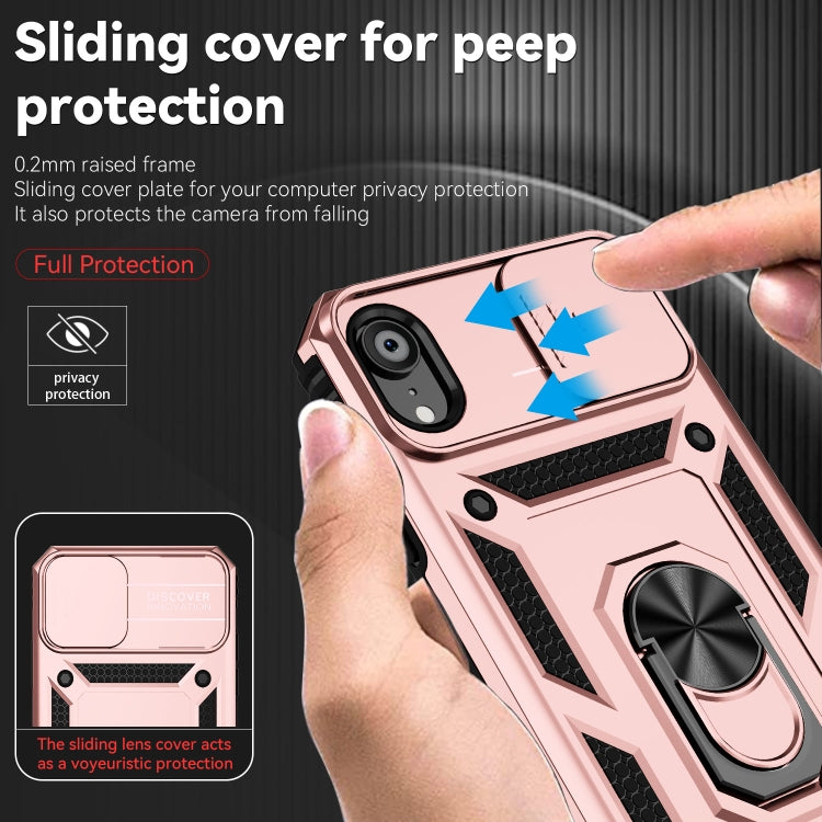 For iPhone XR Sliding Camshield Holder Phone Case
