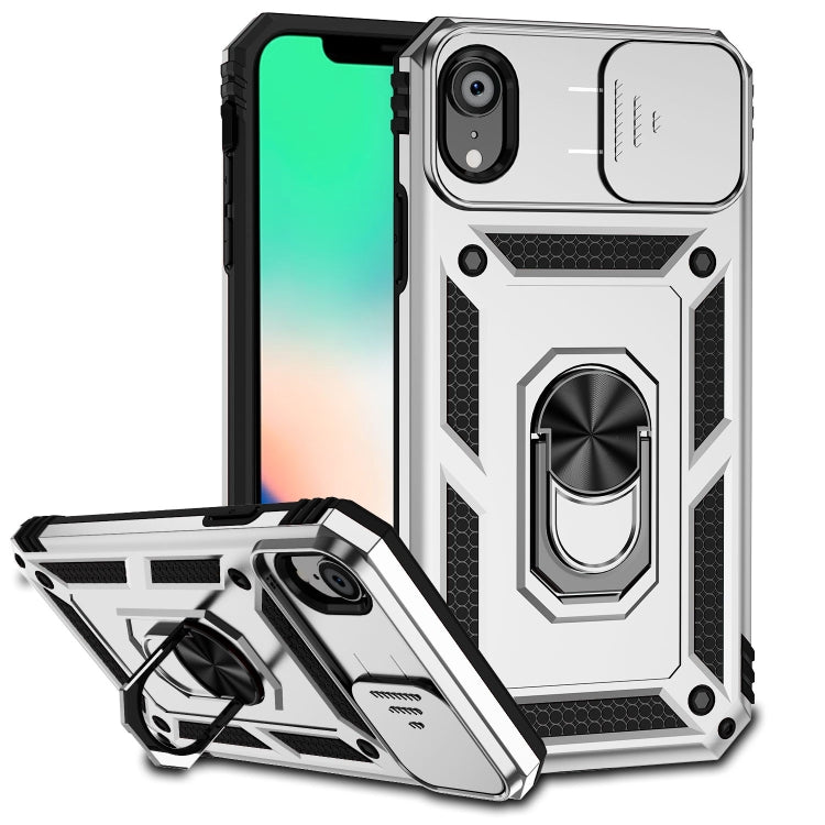 For iPhone XR Sliding Camshield Holder Phone Case