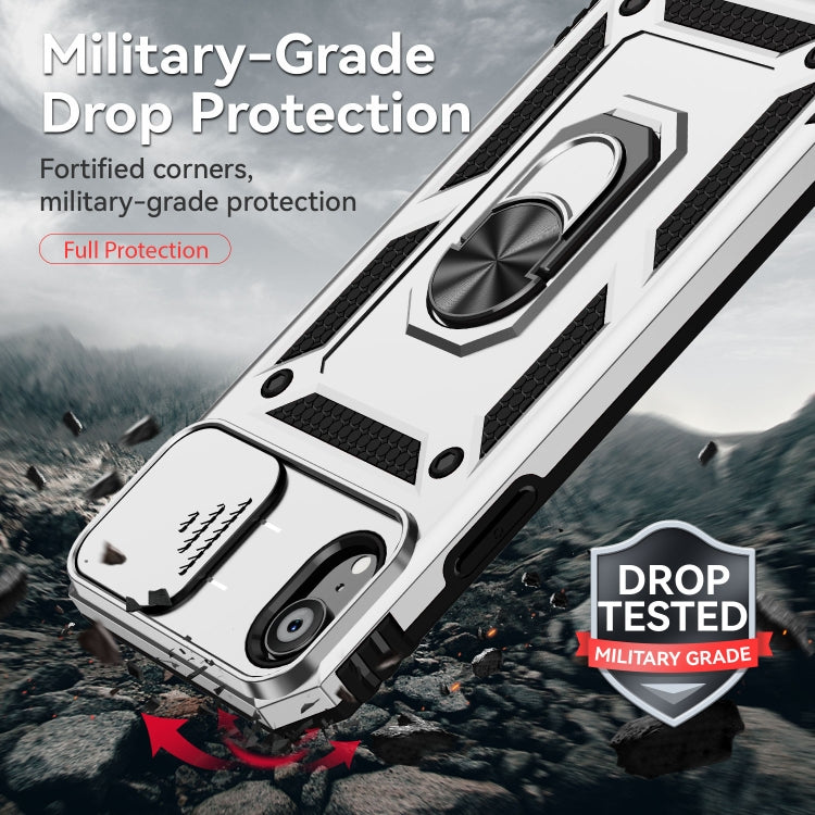 For iPhone XR Sliding Camshield Holder Phone Case