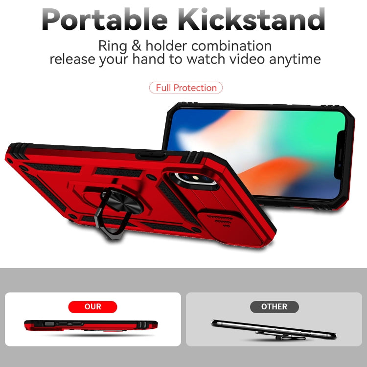 For iPhone X / XS Sliding Camshield Holder Phone Case