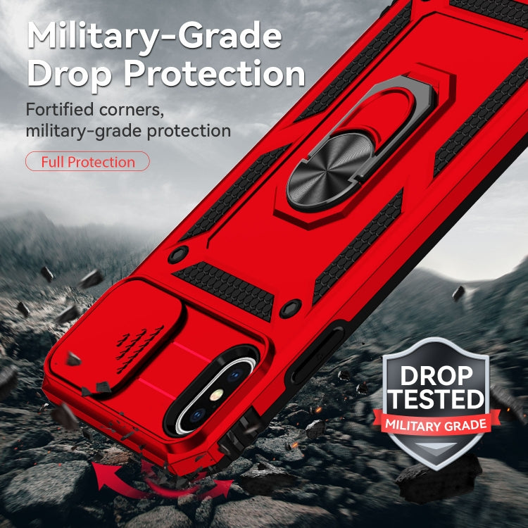 For iPhone X / XS Sliding Camshield Holder Phone Case