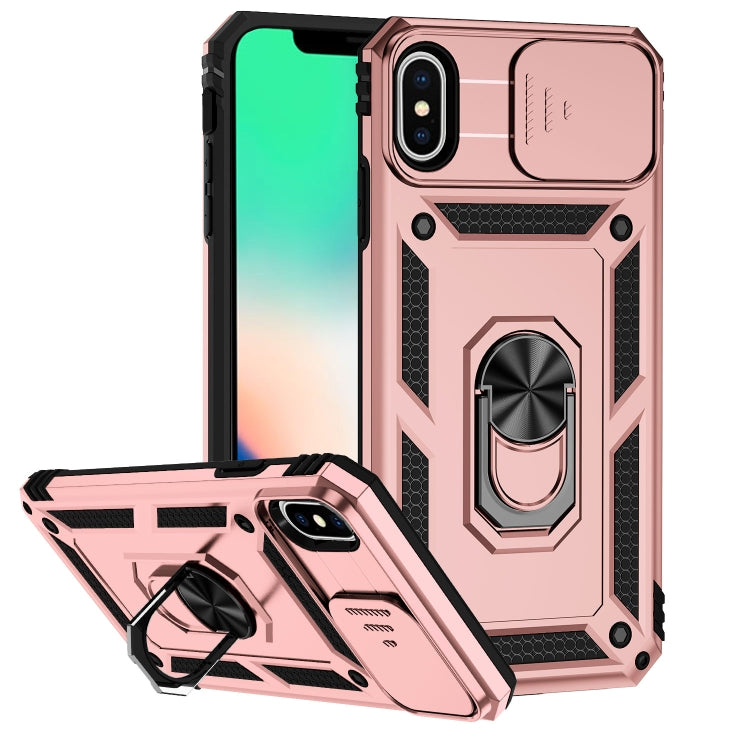 For iPhone X / XS Sliding Camshield Holder Phone Case