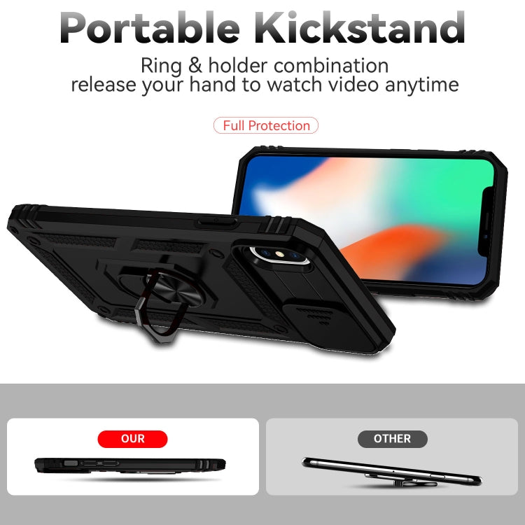 For iPhone XS Max Sliding Camshield Holder Phone Case