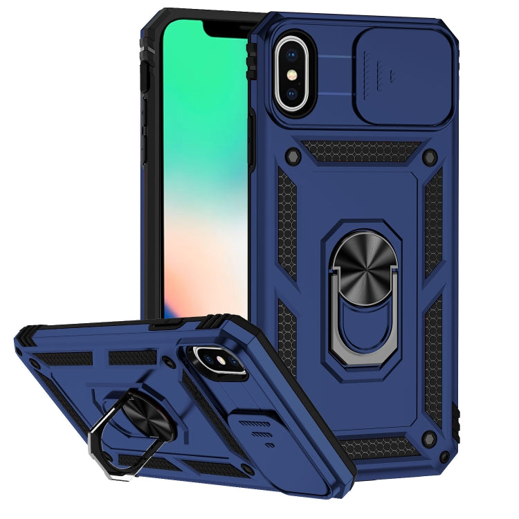For iPhone XS Max Sliding Camshield Holder Phone Case