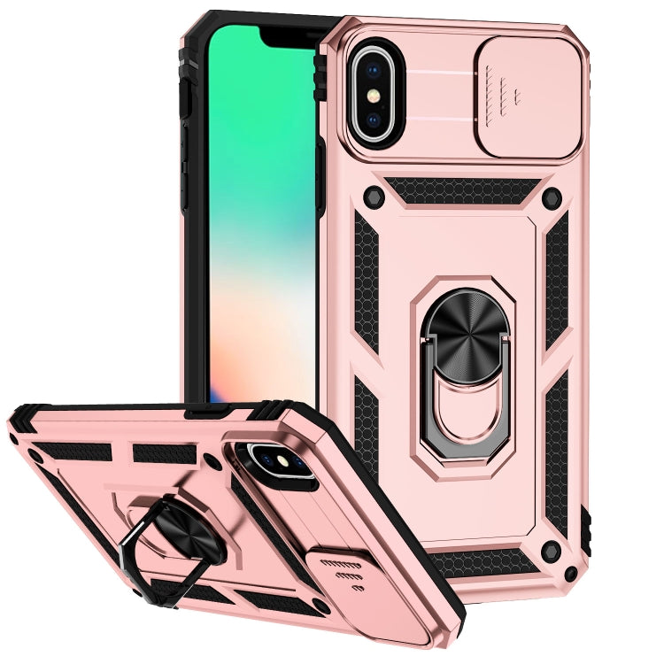 For iPhone XS Max Sliding Camshield Holder Phone Case