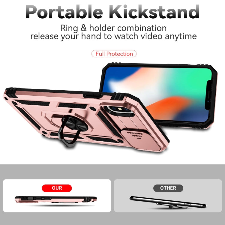 For iPhone XS Max Sliding Camshield Holder Phone Case