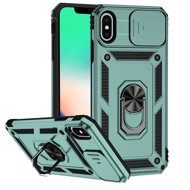 For iPhone XS Max Sliding Camshield Holder Phone Case