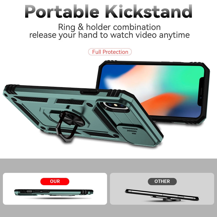 For iPhone XS Max Sliding Camshield Holder Phone Case