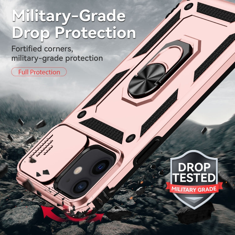 For iPhone 12 mini Sliding Camshield Holder Phone Case