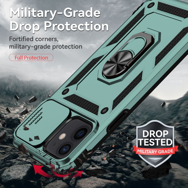 For iPhone 12 mini Sliding Camshield Holder Phone Case