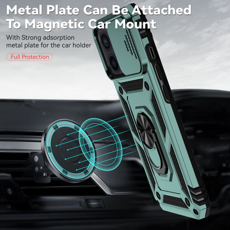 For iPhone 12 mini Sliding Camshield Holder Phone Case