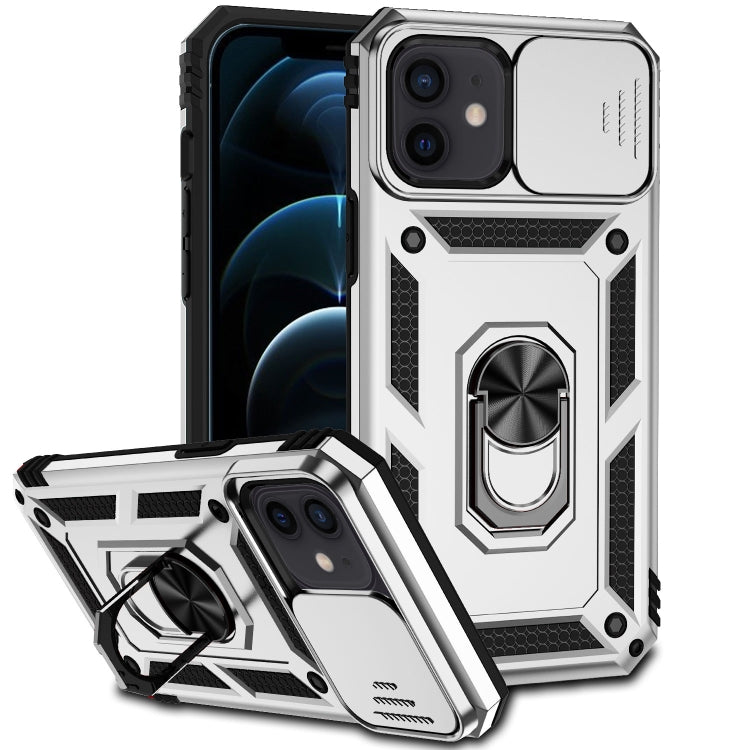 For iPhone 12 mini Sliding Camshield Holder Phone Case