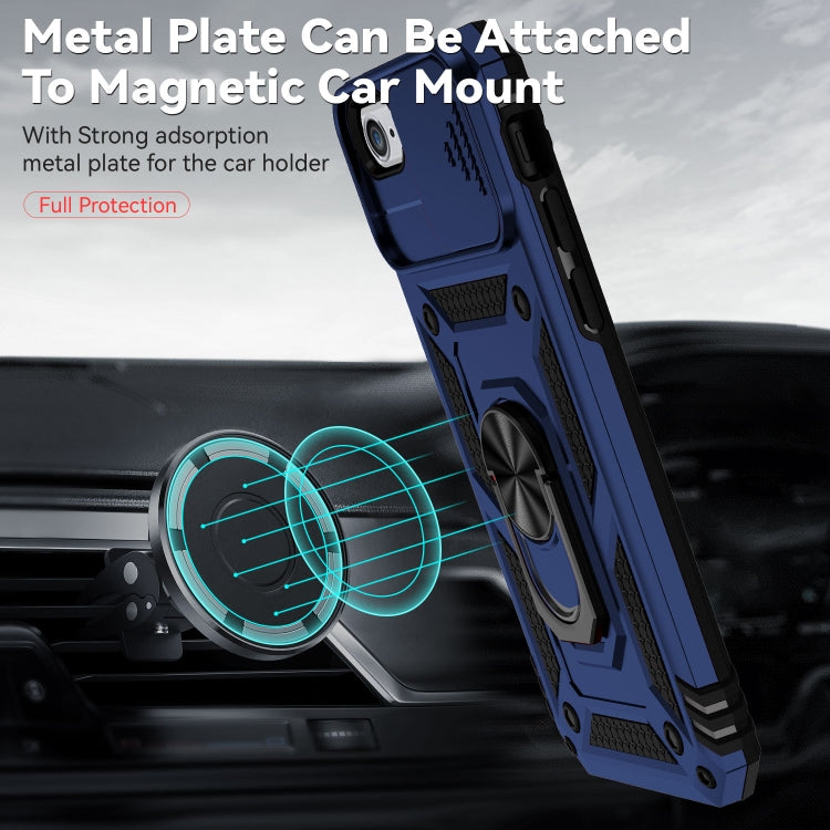 For iPhone SE 2022 / SE 2020 / 8 / 7 / 6 Sliding Camshield Holder Phone Case