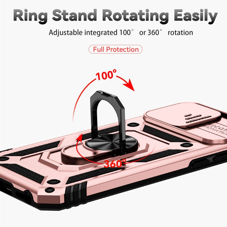 For iPhone SE 2022 / SE 2020 / 8 / 7 / 6 Sliding Camshield Holder Phone Case